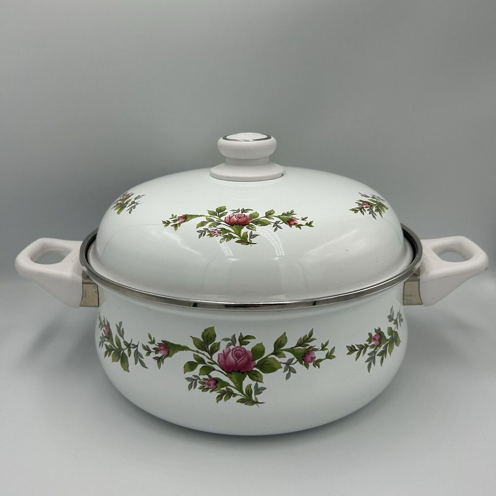 Johann Haviland‎ Floral Ceramic Cookware Pot